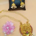 Traditional Temple Choker Necklace Earrings Jewellery Set