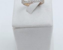 Silver Plated AD Diamond Ring for Women and Girls