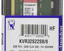 Kingston RAM KVR32S22S8/8 8GB DDR4 RAM Laptop SODIMM